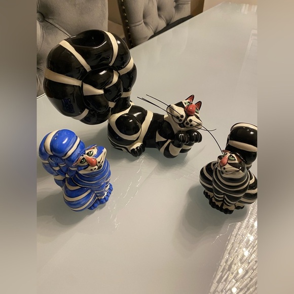 Vintage Lynda Corneille ceramic Swak Cool Cats - Picture 2 of 9